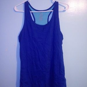 Blue Athletic tank top